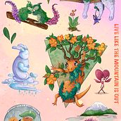 My project for course: Illustration of Adorable Characters Inspired by Nature . % Cherisa tarafından hazırlanan Karakter Tasarımı, Çizim, Dijital İllüstras, on, Ve Dijital Çizim projesi - 07.16.2024