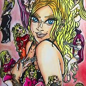 Meu projeto do curso: Criação de retratos estilizados com seu próprio estilo. Een project van Ontwerp van personages,  Tekening,  Portrettekening y Digitale tekening van Paola Felintro da Silva - 17.07.2024
