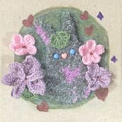 My project for course: Punch Needle Techniques for Home Decorations. Accessor, Design, Arts, Crafts, Embroider, Decoration, Fiber Arts, Punch Needle, and Textile Design project by Aparna Jayan T - 07.17.2024