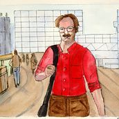 My project for course: Watercolor Illustration: Recreate Your Most Iconic Scenes. Traditional illustration, Fine Arts, Painting, and Watercolor Painting project by Jiřina Soukupová - 07.17.2024
