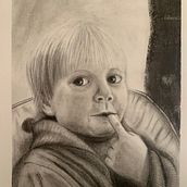 My project for course: Artistic Charcoal Portraiture: Creating Atmosphere. Traditional illustration, Fine Arts, Drawing, Portrait Drawing, Realistic Drawing, and Artistic Drawing project by olena_kummer - 07.18.2024