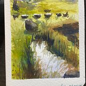My project for course: Natural Landscapes in Watercolor. Fine Arts, Painting, and Watercolor Painting project by ej51915257 - 07.13.2024