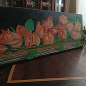 Mi proyecto del curso: Pintura floral expresiva con acrílicos Ein Projekt aus dem Bereich Bildende Künste, Malerei, Malerei mit Acr, l und Botanische Illustration von jameschamorro30 - 15.07.2024