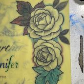 Mi proyecto del curso: Tatuaje botánico con puntillismo. Traditional illustration, Tattoo Design, and Botanical Illustration project by Jonatan Alberto Romero - 07.20.2024