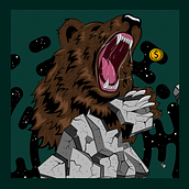Urso - Mound. Graphic Design, and Digital Illustration project by Mariana Biondo - 07.20.2024