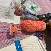 Mi proyecto del curso: Diseño de amigurumis: crea personajes de crochet. Arts, Crafts, Fiber Arts, Art To, s, Creating with Kids, Crochet, and Amigurumi project by marceladealderete24 - 07.20.2024