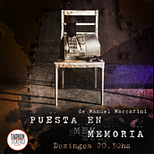 Cartelería y folleto de obra de teatro. Un proyecto de Diseño, Fotografía y Publicidad de Chiara D'Amico - 20.07.2024