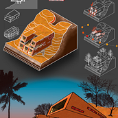 My project for course: Artistic Architectural Sketching with Procreate. Un progetto di Architettura, Bozzetti, Illustrazione digitale, Architettura digitale e Illustrazione architettonica di be717 - 20.07.2024