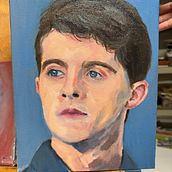 My project for course: Portrait Painting with Oil: Explore Light and Shade. Un progetto di Belle arti, Pittura e Pittura ad olio di Keli DiRisio - 18.07.2024