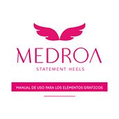 Manual de elementos complementarios Medroa Heels. Vector Illustration, Br, ing & Identit project by Gian Carlos Ramirez - 08.23.2023