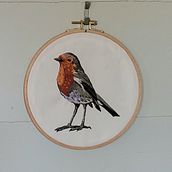 My project for course: Painting with Thread: Textile Illustration Techniques Ein Projekt aus dem Bereich Traditionelle Illustration, Stickerei und Textildesign von Sarah Higdon - 19.07.2024