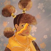My project for course: Powerful Female Characters: Illustrating Confidence and Diversity. Un projet de Illustration traditionnelle, Peinture, Illustration numérique, Dessin numérique , et Peinture numérique de Shirley Roberto - 22.07.2024