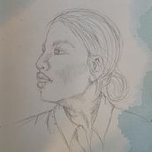 My project for course: Portrait Sketchbooking: Explore the Human Face. Projekt z dziedziny Sketching,  R, sunek, Portret,  R, sunek art, st, czn i Sketchbook użytkownika maylatorre_griffith - 19.07.2024