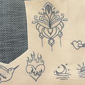 Mein Abschlussprojekt für den Kurs: Tattoo für Anfänger. Un proyecto de Diseño de tatuajes de Serefin Knote - 22.07.2024