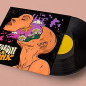 Arte de Tapa para Album - Jardin La Funk - Fuegos. Design, Digital Illustration, Advertising, Music, Graphic Design, Art Direction, and Digital Design project by Santiago Lucero - 07.21.2024