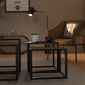 Interior Design With Blender. Un proyecto de Arquitectura, 3D, Diseño y Animación de Camila Racosta - 22.07.2024