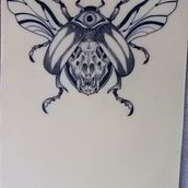 Mi proyecto del curso: Técnicas de tatuaje blackwork con línea fina. Tattoo Design project by Juan david Carlosama - 07.15.2024