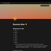 Mi proyecto de técnicas para mejorar la productividad. Education project by Sergio Jimenez Reyes - 07.23.2024