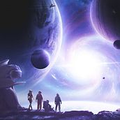 Exploradores. Un progetto di Arte concettuale, Illustrazione digitale, Pittura digitale, Postproduzione fotografica e Fotomontaggio di Javier Hernandez Caudillo - 23.07.2024
