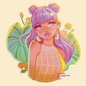 Final Project: Cartoon-Style Character Portraits with Procreate. Character Design, Digital Illustration, Digital Drawing, and Digital Painting project by Bianca Lee - 07.23.2024