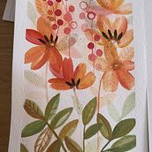Mi proyecto del curso: Acuarela floral: conecta con la naturaleza. Traditional illustration, Painting, Watercolor Painting, and Botanical Illustration project by leidyjrc123_1 - 07.20.2024