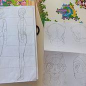 Mi proyecto del curso: Creación de personajes manga. Traditional illustration, Character Design, Comic, and Manga project by orzan0007 - 07.23.2024