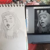 My project for course: Portrait Sketchbooking: Explore the Human Face. Sketching, Drawing, Portrait Drawing, Artistic Drawing, and Sketchbook project by atziricastro259 - 06.23.2024