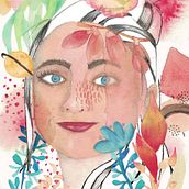 Mon projet du cours : Portrait illustré à l’aquarelle. Traditional illustration, Fine Arts, Painting, Drawing, Watercolor Painting, Portrait Drawing, and Artistic Drawing project by christine_787624 - 07.24.2024