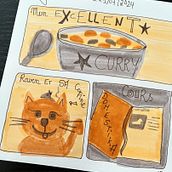 Mon projet du cours : Journal intime illustré : pratiquez au quotidien la pleine conscience. Un progetto di Belle arti, Bozzetti, Creatività, Disegno e Sketchbook di julinote - 24.07.2024