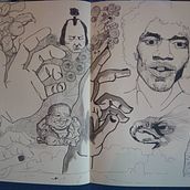 Mi proyecto del curso: Técnicas de dibujo para principiantes: trabaja la observación. Un proyecto de Bocetado, Dibujo a lápiz, Dibujo, Sketchbook e Ilustración con tinta de Dani Nogués Otero - 24.07.2024