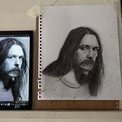 Mi proyecto del curso: Retrato realista con lápiz de grafito. Traditional illustration, Fine Arts, Sketching, Pencil Drawing, Drawing, Portrait Drawing, Realistic Drawing, and Figure Drawing project by Milton Palma - 07.24.2024