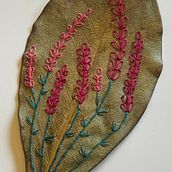 My project for course: Extraordinary Embroidery: Explore Alternative Organic Materials. Embroider, and Textile Design project by tracyreeb - 07.25.2024