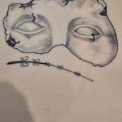 Mon projet du cours : Techniques de tatouage : l'ombrage grâce au pepper shading. Traditional illustration, and Tattoo Design project by Florent Stevenin - 07.02.2024
