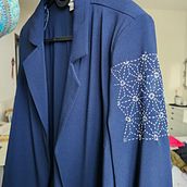 My project for course: Introduction to Japanese Sashiko Stitching. Embroider, Fiber Arts, DIY, Upc, cling, and Textile Design project by Saba Ansari - 07.22.2024