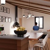 Vivienda "La Huertica". Un proyecto de 3D, Arquitectura interior y Diseño de interiores de Míriam Arnaiz Rodríguez - 25.07.2024