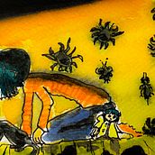 Animation Movies and other things - Watercolor Illustrations. Traditional illustration, Ink Illustration, Watercolor Painting, and Sketchbook project by Laura Galeano - 07.26.2024