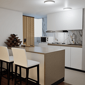 Diseño y Decoración del Apartamento 231, Conjunto Residencial Los Laureles- visualización arquitectónica. Un proyecto de Arquitectura y Visualización arquitectónica de Angel Felipe Osma Castellanos - 20.05.2024