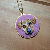 Mi proyecto del curso: Accesorios bordados: crea miniaturas de mascotas con needle painting. Un proyecto de Diseño de jo, as y Bordado de Hector Resendiz - 17.10.2024