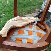 Il mio progetto del corso: Restauro e tappezzeria di sedie. Arts, Crafts, Furniture Design, Making, Interior Design, Woodworking, DIY, Upc, and cling project by Sabrina Papa - 06.10.2023