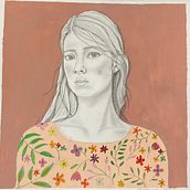 Mi proyecto del curso: Retrato con lápiz, técnicas de color y Photoshop Ein Projekt aus dem Bereich Traditionelle Illustration, Bildende Künste, Bleistiftzeichnung, Zeichnung, Digitale Illustration und Porträtzeichnung von Pilar del Barrio - 27.07.2024