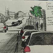 Mi proyecto del curso: Diario ilustrado: llena tu sketchbook de vivencias. Traditional illustration, Sketching, Drawing, Sketchbook & Ink Illustration project by Olena Cruz - 07.25.2024