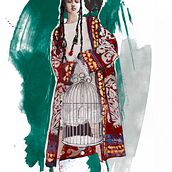 My project for course: Fashion Illustration: from the Catwalk to trhe Paper. Un proyecto de Ilustración tradicional e Ilustración de moda					 de Alina - 24.11.2024