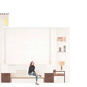 Interior Design for a Coworking in Barcelona. Een project van  Ontwerp, Architectuur, Interactief ontwerp e Interieurontwerp van estefaniagf_94 - 01.01.2020