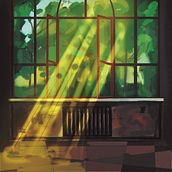 My project for course: Atmospheric Scenes in Procreate: Paint with Color and Light . % Olga Plokhinova tarafından hazırlanan Dijital İllüstras, Ve on projesi - 07.25.2024