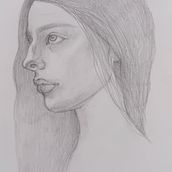 My project for course: Portrait Sketchbooking: Explore the Human Face. Sketching, Drawing, Portrait Drawing, Artistic Drawing, and Sketchbook project by Viktorija Dimeska - 07.26.2024