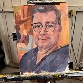 My project for course: Artistic Oil Portraiture on Paper. Artes plásticas, Pintura, e Pintura a óleo projeto de Mary Steenburgh - 26.07.2024