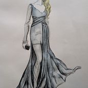 Assignment for course "Watercolor Fashion Illustration: Silhouette, Color and Flow". Un proyecto de Ilustración de moda					 y Pintura a la acuarela de Signe Licite - 29.07.2024