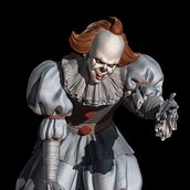 Modelo 3D de Pennywise. 3D Design, and 3D Character Design project by martincrovetto123 - 07.29.2024