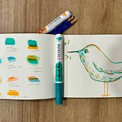 Técnicas de ilustración para desbloquear tu creatividad Ein Projekt aus dem Bereich Design, Traditionelle Illustration, Bildende Künste, Malerei, Kreativität, Kreativität mit Kindern und Sketchbook von Inés Coejo - 30.07.2024