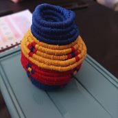 Mi proyecto del curso: Cestería para principiantes: la técnica de espiral Ein Projekt aus dem Bereich Erweiterungsentwicklung, H, werk, Modedesign, Weben und Textildesign von Francesca Sammartino - 30.07.2024